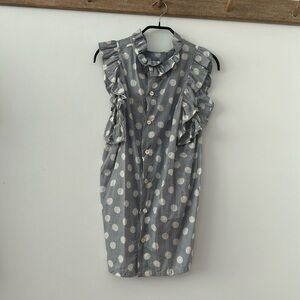 NWT_Mabo Girl Polka-Dot Blouse For Kids